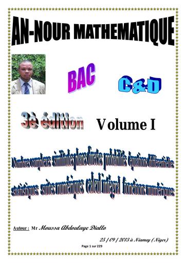 Doc de mathématiques terminale D