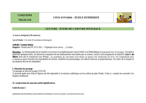 FICHE Lecture suivie 5è ok