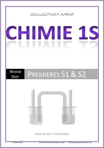 Cours Chimie 1iere S by M.Tehua