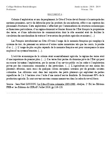 SUPPORT GEO Tle THEME 1 L1 DOC4