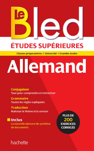 BLED   Allemand   Etudes superieures   Collectif