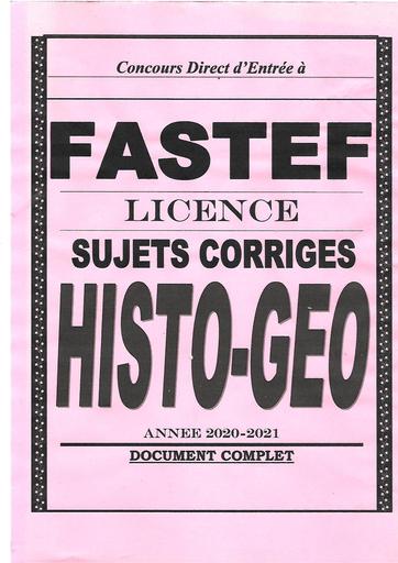 Fastef concours Hg Licence by Tehua