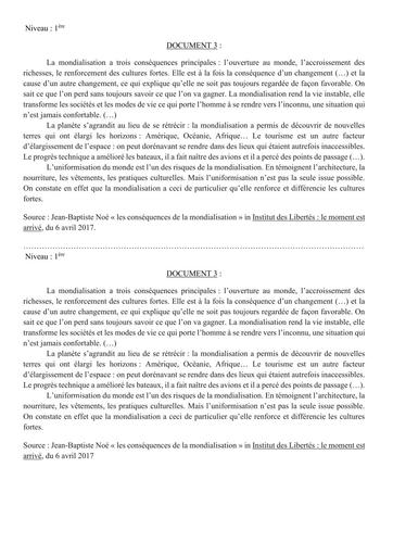 HISTOIRE GEOGRAPHIE 1ière DOCUMENT 3 TH4 G8 BY TEHUA
