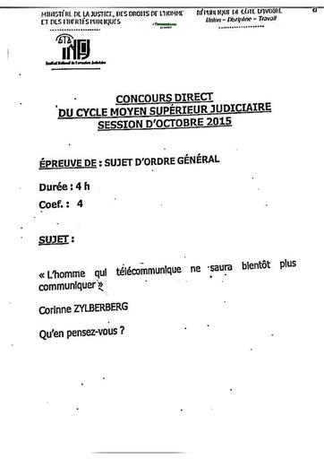 Concours Direct INFJ 2015 CMS SOG by TEHUA
