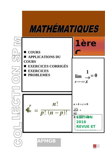 COLLECTION SPM 1ERE C