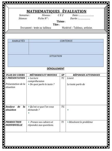 EVALUATION ET REGULA 1