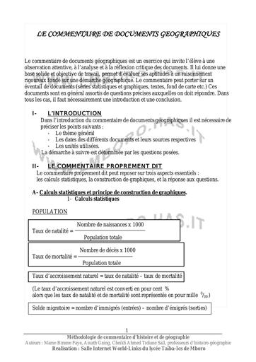 LE COMMENTAIRE DE DOCUMENT GEOGRAPHIQUE.pdf