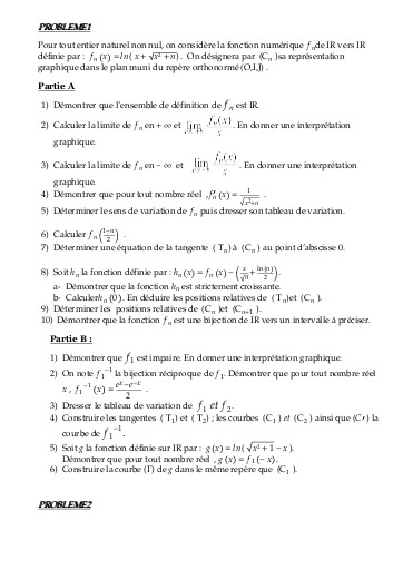 PROBLEME Maths Tle C by Tehua