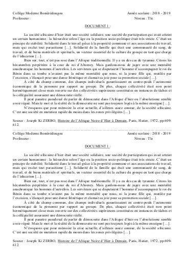 SUPPORT HIST Tle THEME 3 L2 DOC1