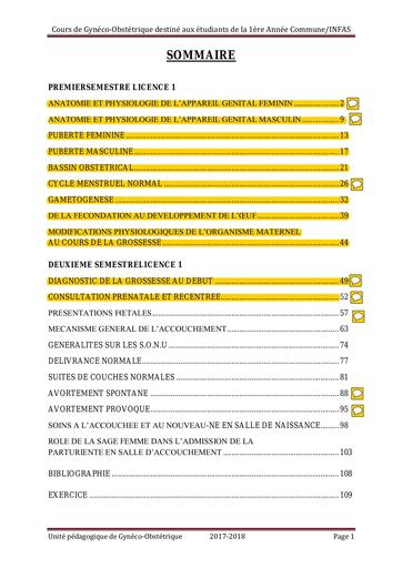 COURS GYNECO-OBSTETRIQUE 1ère Année INFAS by Tehua.pdf