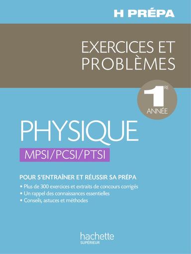 Exercices problèmes physique MPSI PCSI PTSI