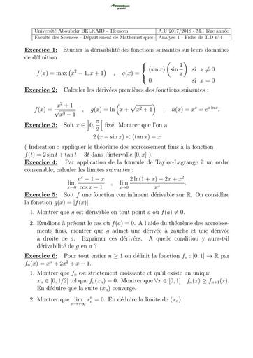 Analyse 1 2017 2018 Fiche 4 BY TEHUA