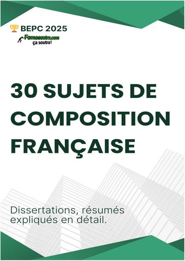 PREPA BEPC Francais 30 Sujets de Composition fr et Etude de Texte BY TEHUA