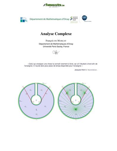 SUP MATHS analyse complexe BY TEHUA
