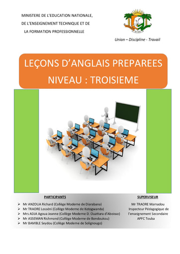 Lesson of 3eme