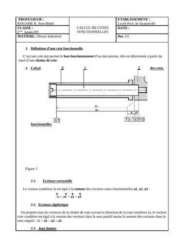 Calculs côtes fonctionnels by Tehua