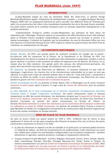Cours PLan MARSHALL by Tehua