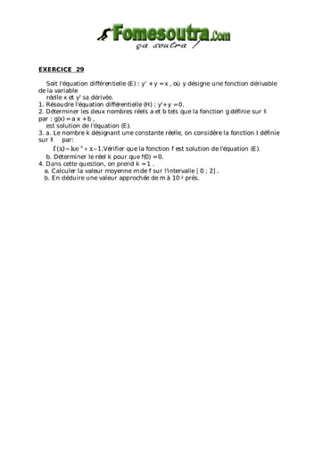 TP 5 équations différentielles trigonométrique maths niveau Terminale D