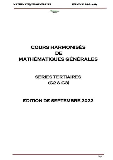 Document Maths Tle G2&G3 by Tehua