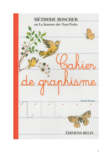 Méthode Boscher   Cahier de Graphisme