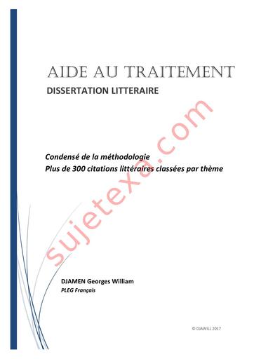 Aide Dissertation Tle by M.Tehua