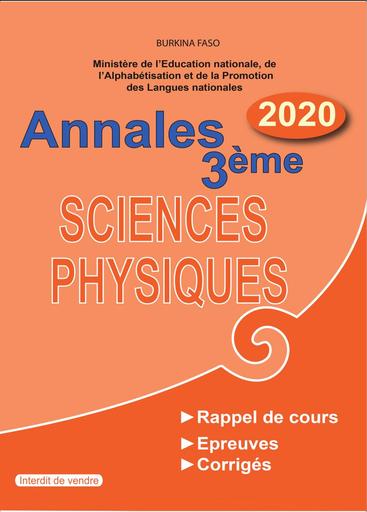 ANNALE PC 3ieme BURKINA FASO by TEHUA
