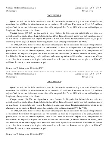 SUPPORT GEO Tle THEME 1 L2 DOC4