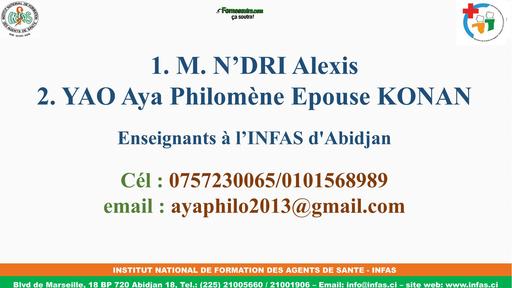 INFAS Cours EPIDEMIOLOGIE INDICATEURS DE SANTE By TEHUA