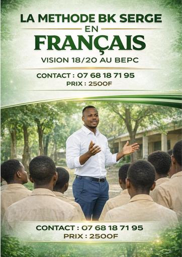MON DOCUMENT DE FRANÇAIS 3ième LE METHODE B K SERGE  BY TEHUA