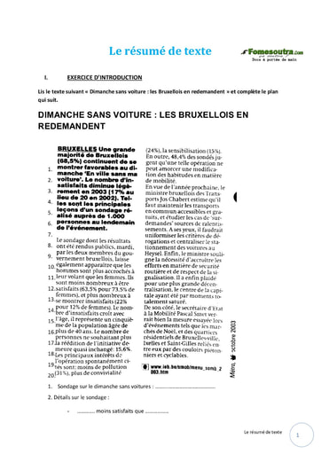 Le résumé de texte - comment le réussir?