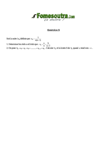 TP 5 de Suites Numériques niveau BTS G2