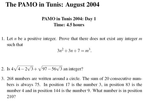 MATHS SUJET OPAM 2004 by DJAHA