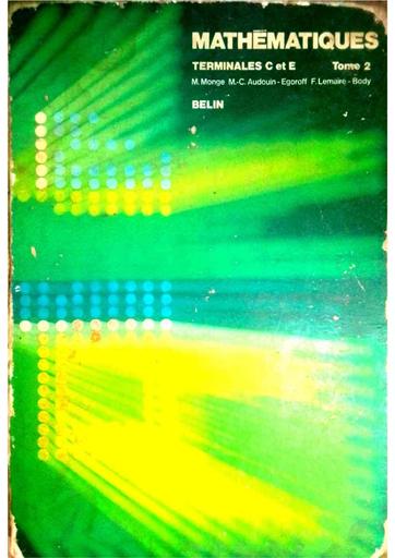 Math tle c&e monge tome 2 by Tehua