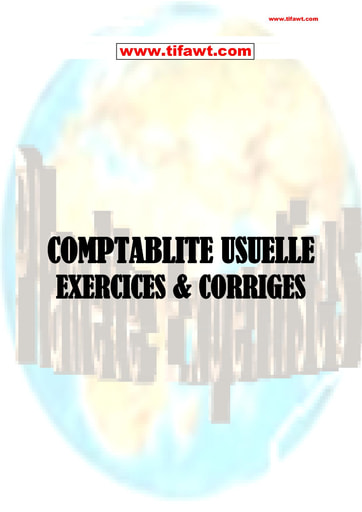 Comptabilité générale- Exercice et corrigé
