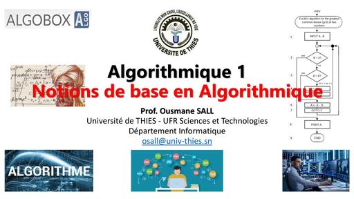 Algorithmique 1 LMI1 2021 2022 Notions de base en Algorithmique by Tehua