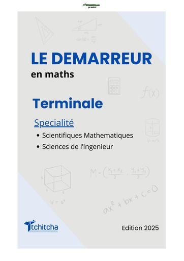Livre Exercices Corrigés Mathématiques Terminale C 2025 by TEHUA