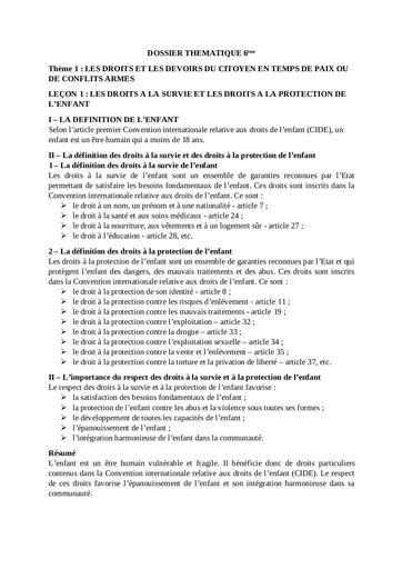 EDHC 6ème 2022