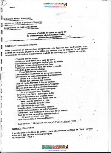 Prepa concours AEMAC aviation commentaire composé By Tehua