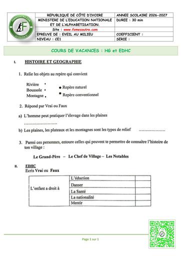 FICHE 4 EVEIL au Milieu CE1 BY TEHUA