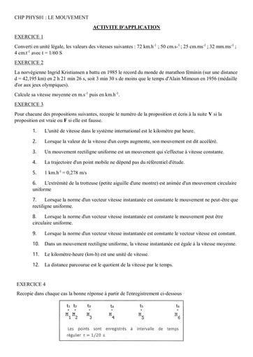 Support de cours PC Collection d'exercices 2nde C by Tehua