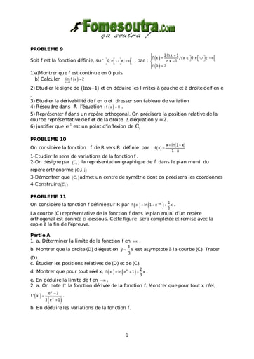 TP 10 Fonction Logarithme Népérien niveau Terminale Scientifique