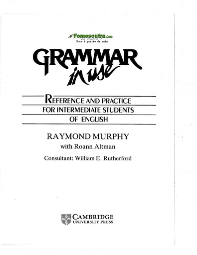 Grammar in use