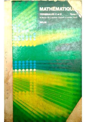 Math tle c&e monge tome 1 by Tehua