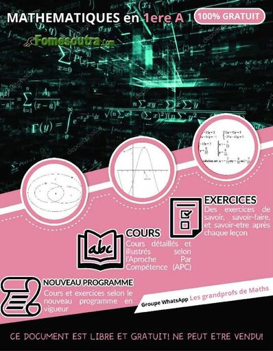 Gpm maths 1ere A BY TEHUA