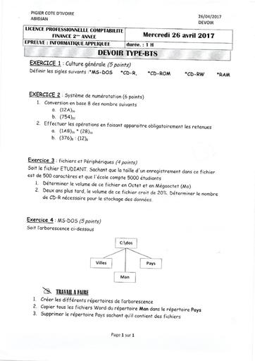 DEVOIR BTS 2 2017 INFORMATIQUE APPLIQUEE COMPTABILITE FINANCE5