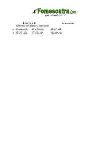 Sujet TP 3 Translation et vecteurs maths niveau 3eme