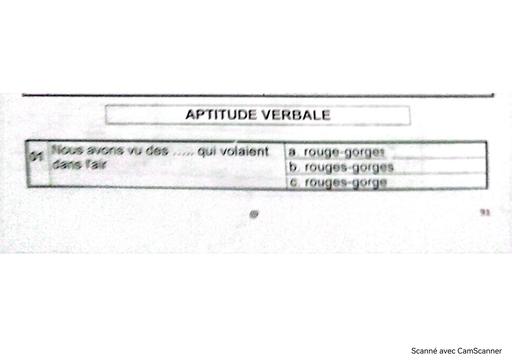 ENA APTITUDE VERBALE by TEHUA