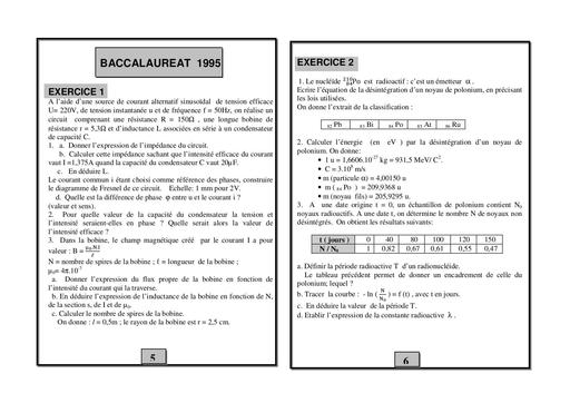 PUISSANT ANNALE Physique Chimie ET CORRIGES DU BAC _1995-2005 By DJAHA