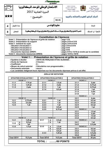 BAC 2017 SI normale STM BY TEHUA
