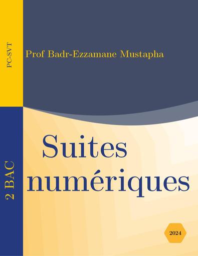 Livre suites numériques Exercices corrigés Edition 2024 by Tehua